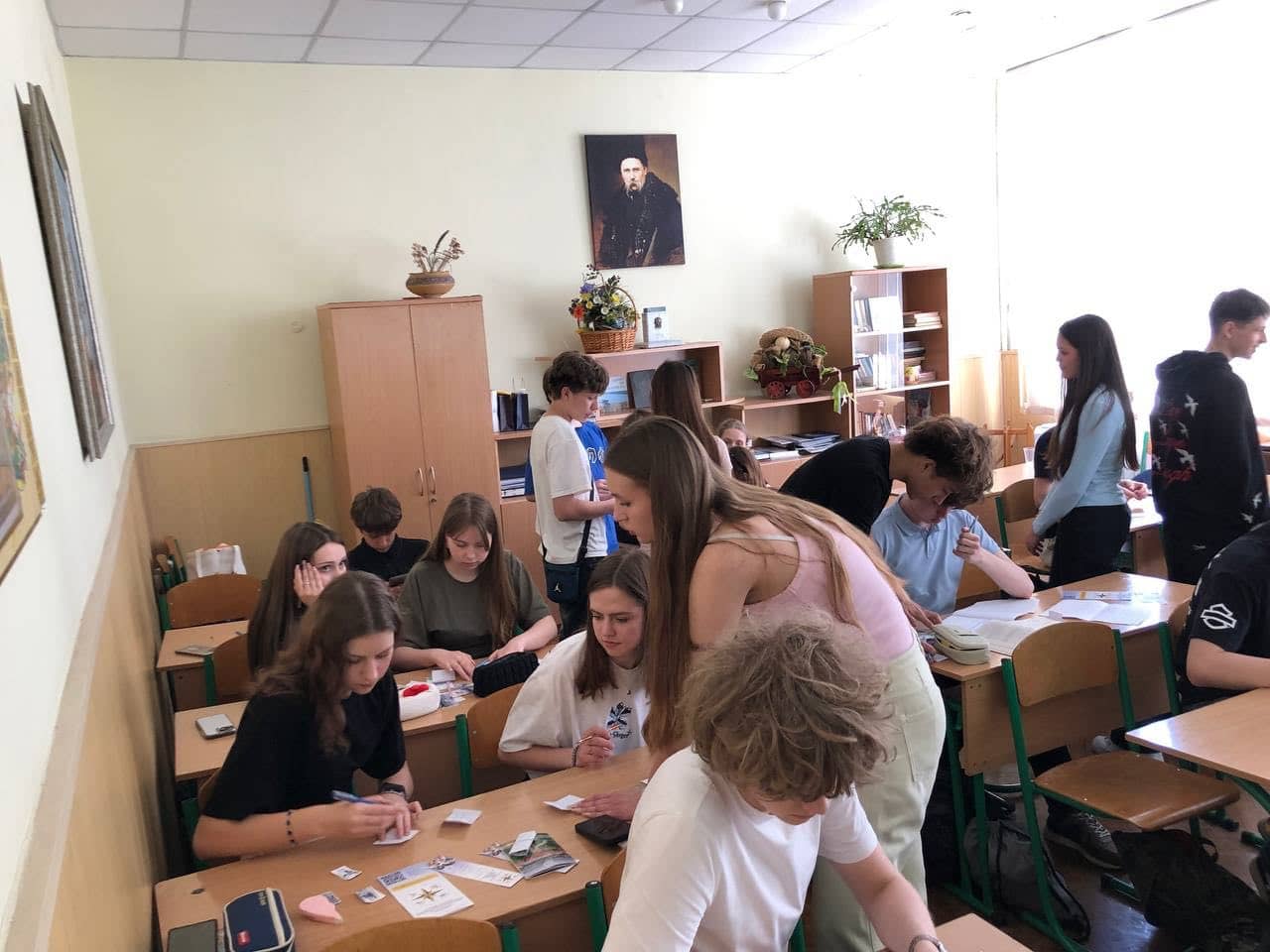 З майстеркою з фінансової грамотності ми відвідали учнів 9-х класів ліцею Міжнародних відносин 51 Печерського району м. Києва