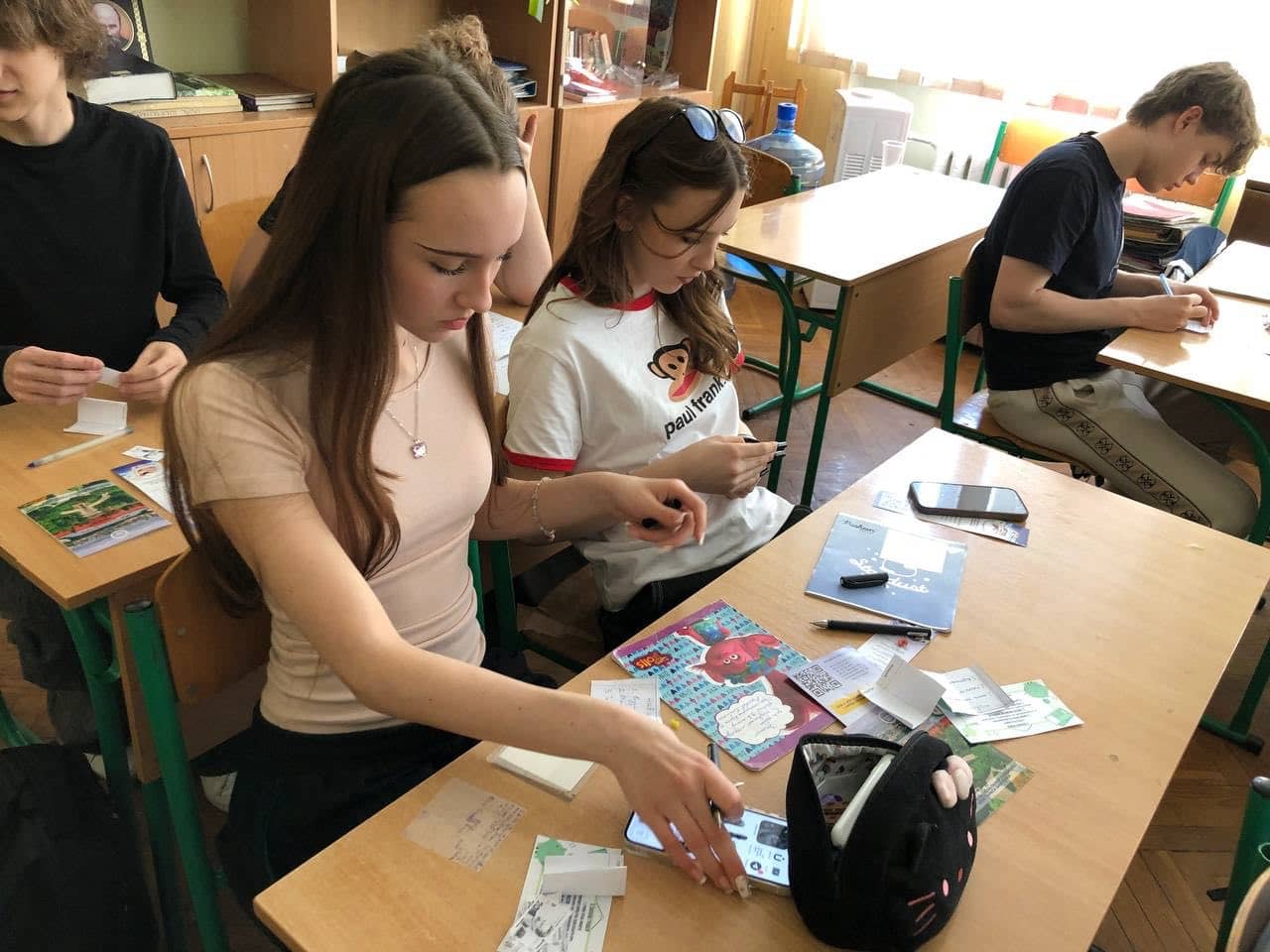 З майстеркою з фінансової грамотності ми відвідали учнів 9-х класів ліцею Міжнародних відносин 51 Печерського району м. Києва